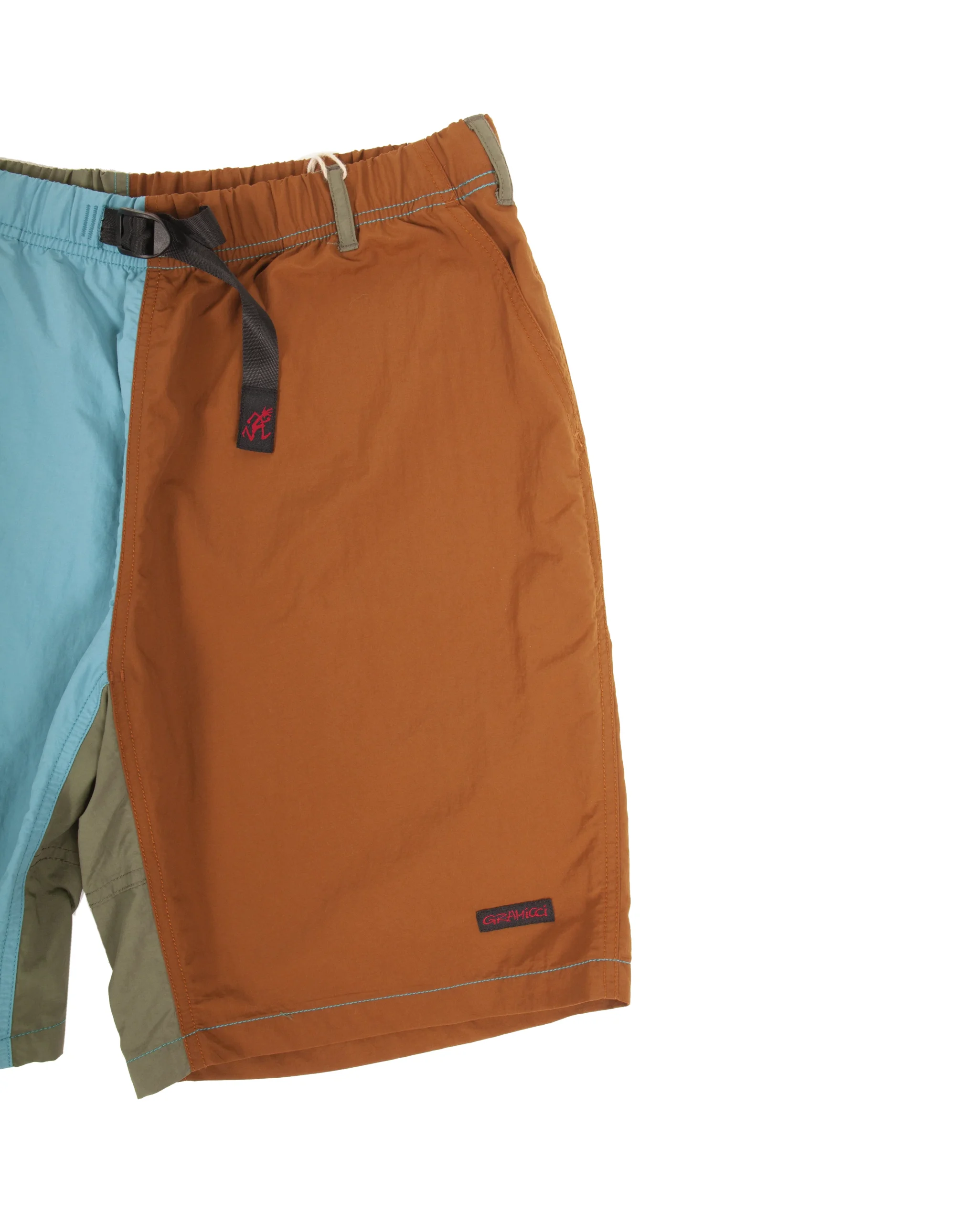 Shell Packable Shorts Aqua X Mocha – Image 3
